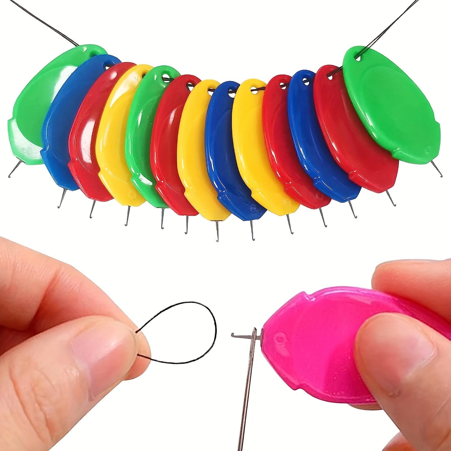 Waxed Thread Linen - 10pcs/lot DIY Threader Elderly Guide Needle