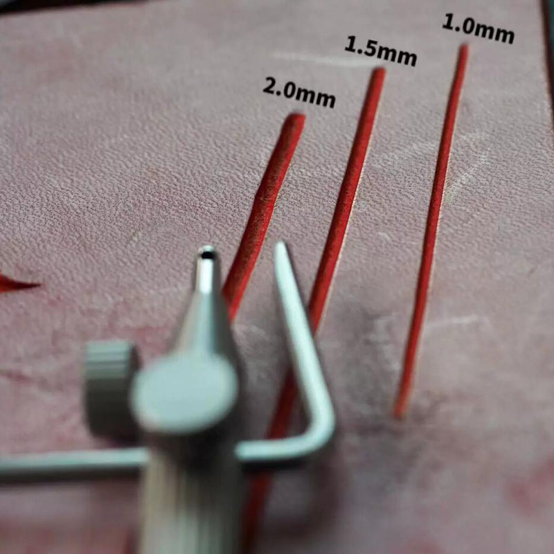 Groover Stitching Tool - XIFENG 3-in-1 Leather Groover Set Handmade