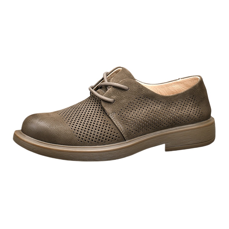 Leather Work Outfit - Retro All Genuine Leather Men's Shoes