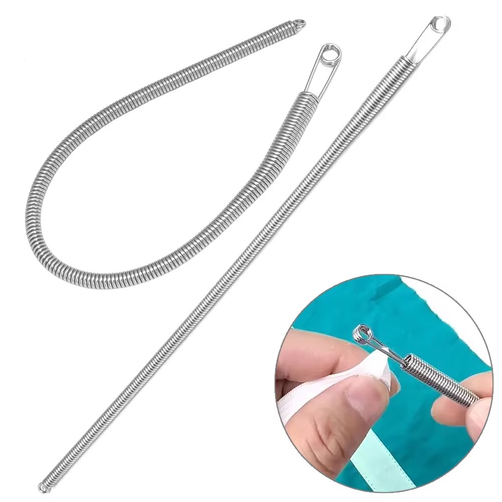 Waxed Thread Linen - Bendable Spring Drawstring Threader Clip Pants