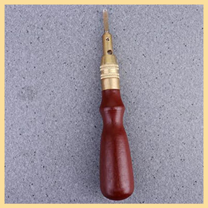 Groover Stitching Tool - 7Pcs Leather Beveler Stitching Groover Leather