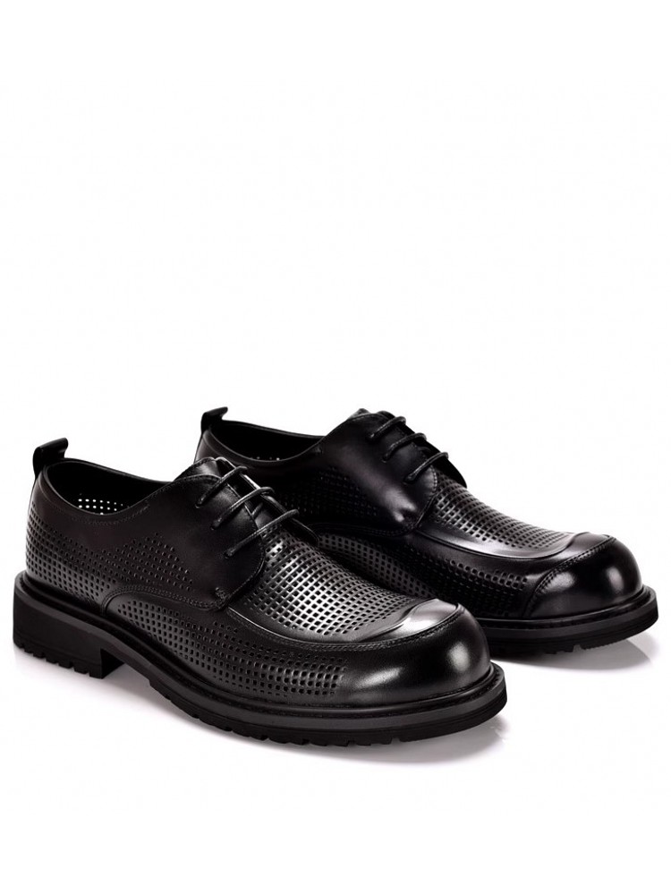 Summer Business Men Breathable - đánh giá và giá Leather Work Outfit