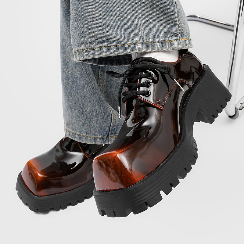 Men's thick soled leather shoe - đánh giá và giá Leatherwork Designs