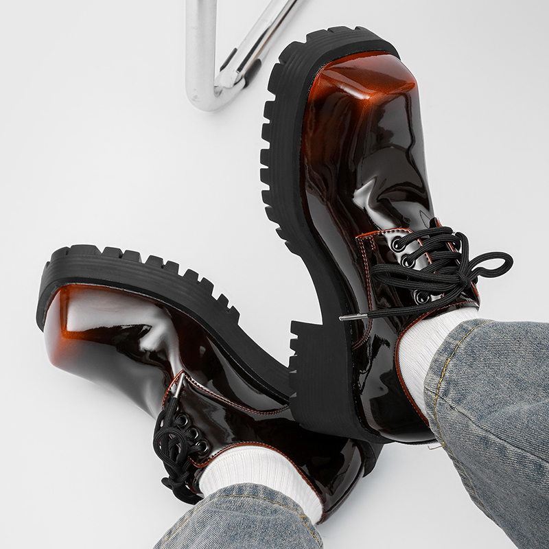 Men's thick soled leather shoe - đánh giá và giá Leatherwork Designs