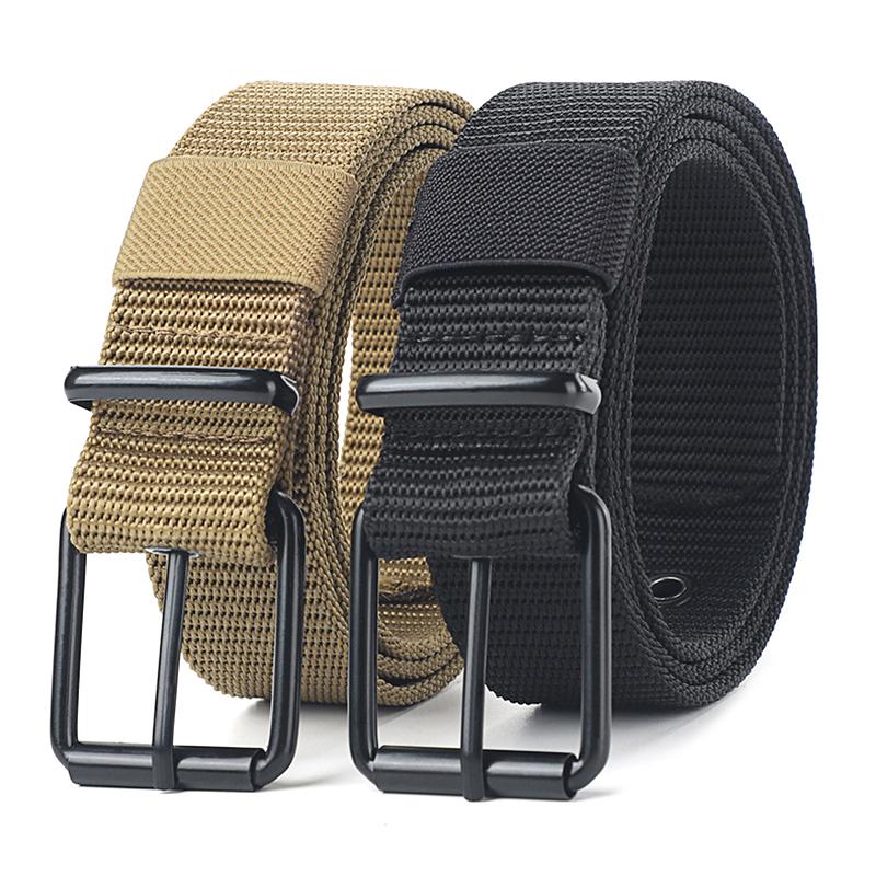 Men's Belt Porous Canvas Pin B - đánh giá và giá Leatherwork Eyelets