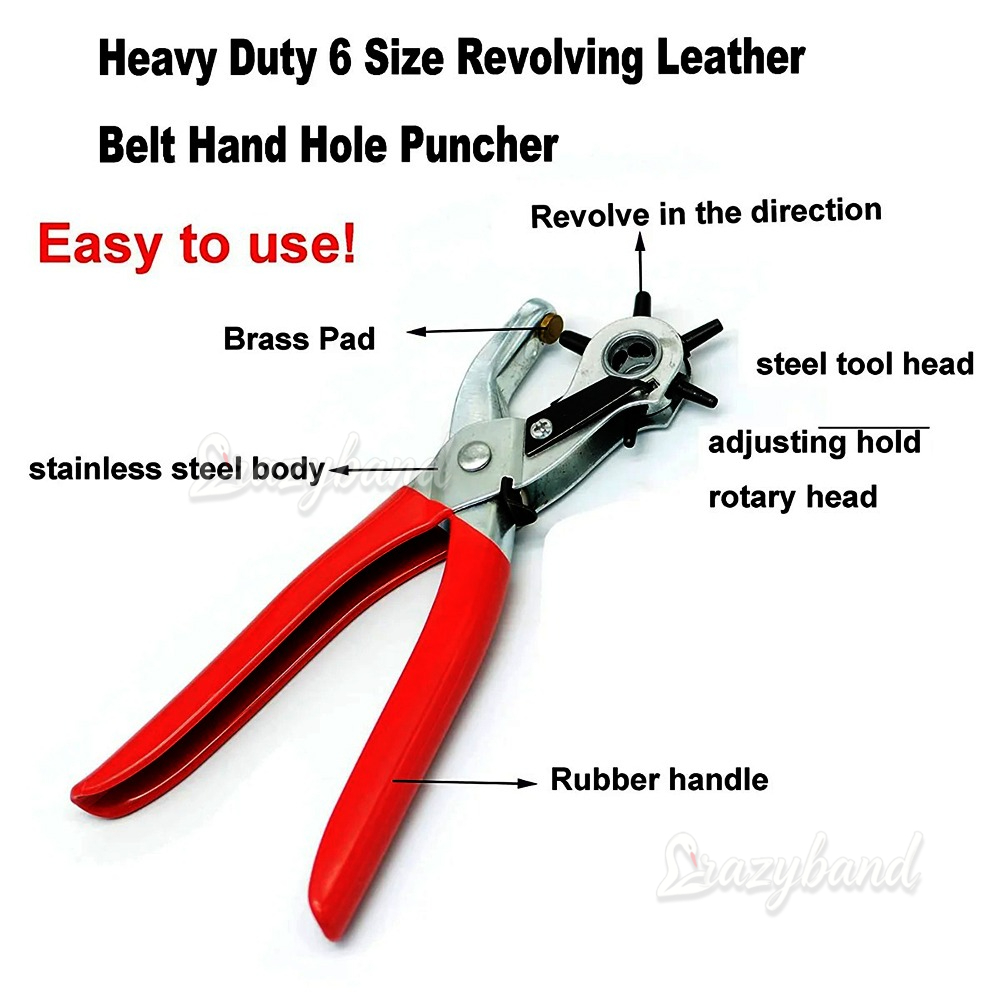 Multi-functional Leather Hole  - đánh giá và giá Leather Punch Revolving