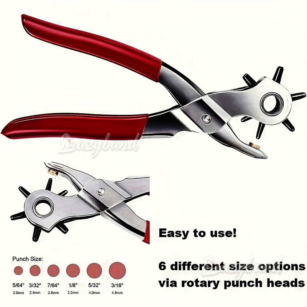 Multi-functional Leather Hole  - đánh giá và giá Leather Punch Revolving