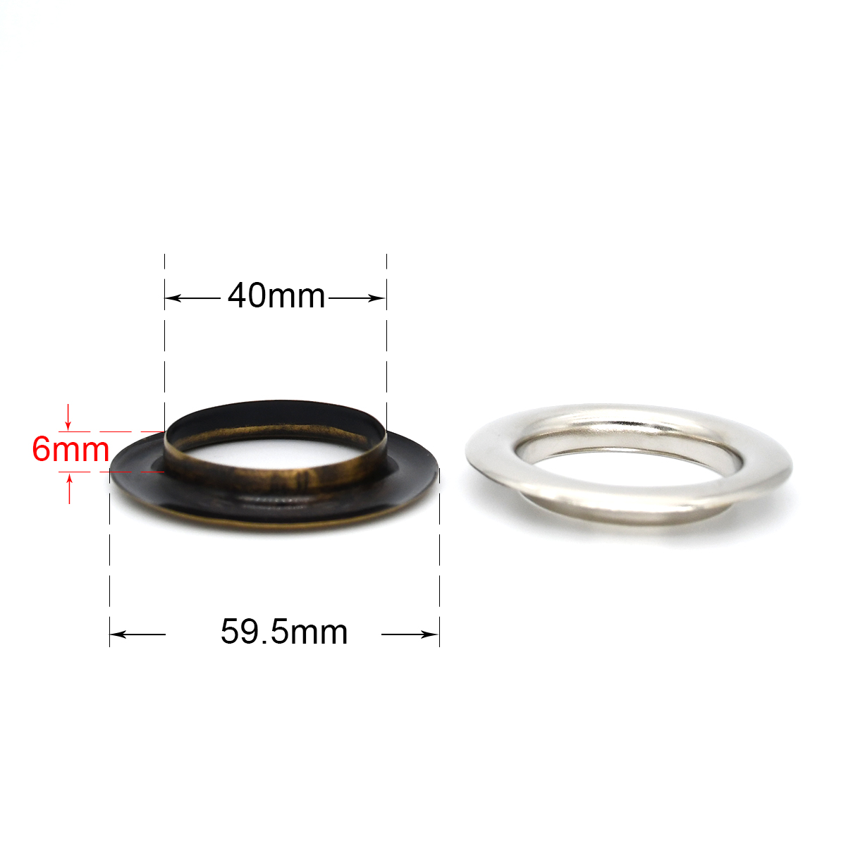 10sets 40mm Brass Eyelet with  - đánh giá và giá Leatherwork Eyelets