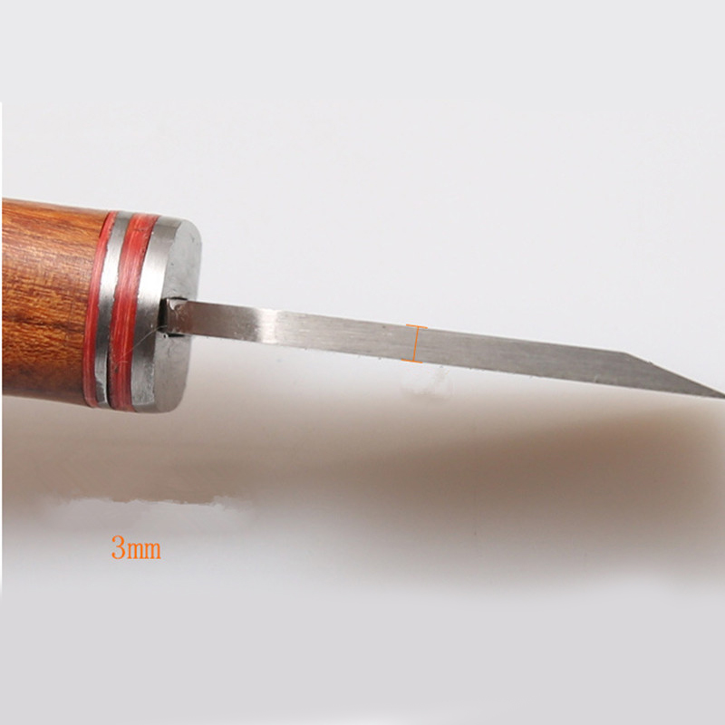 1PCS 3MM Dày 35MM Lưỡi Rộng Da - đánh giá và giá Leatherwork Knives