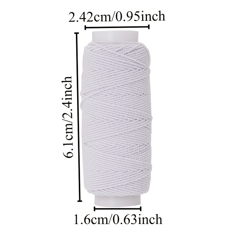 20m Black White  Elastic Threa - đánh giá và giá Waxed Thread Linen