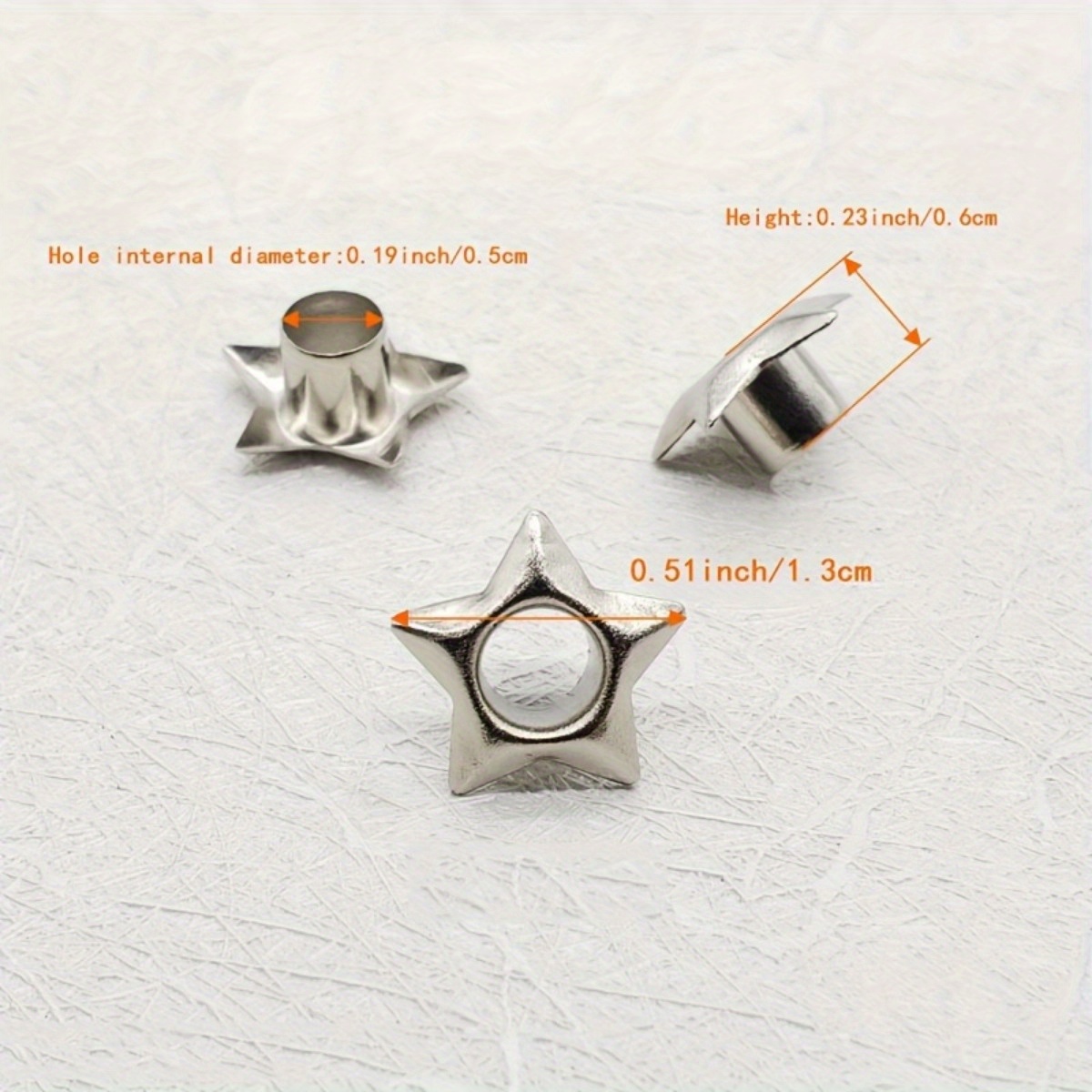 20PCS Star-shaped Eyelets 5mm  - đánh giá và giá Leatherwork Eyelets