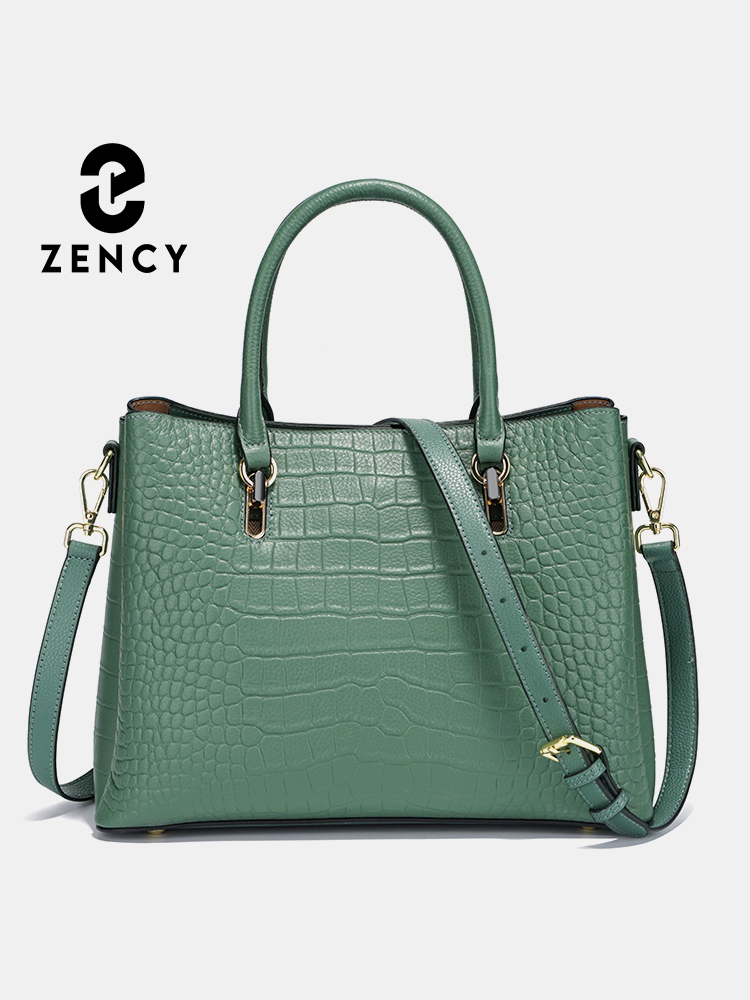 Zency Women's Genuine Leather  - đánh giá và giá Leather Work Bag Women