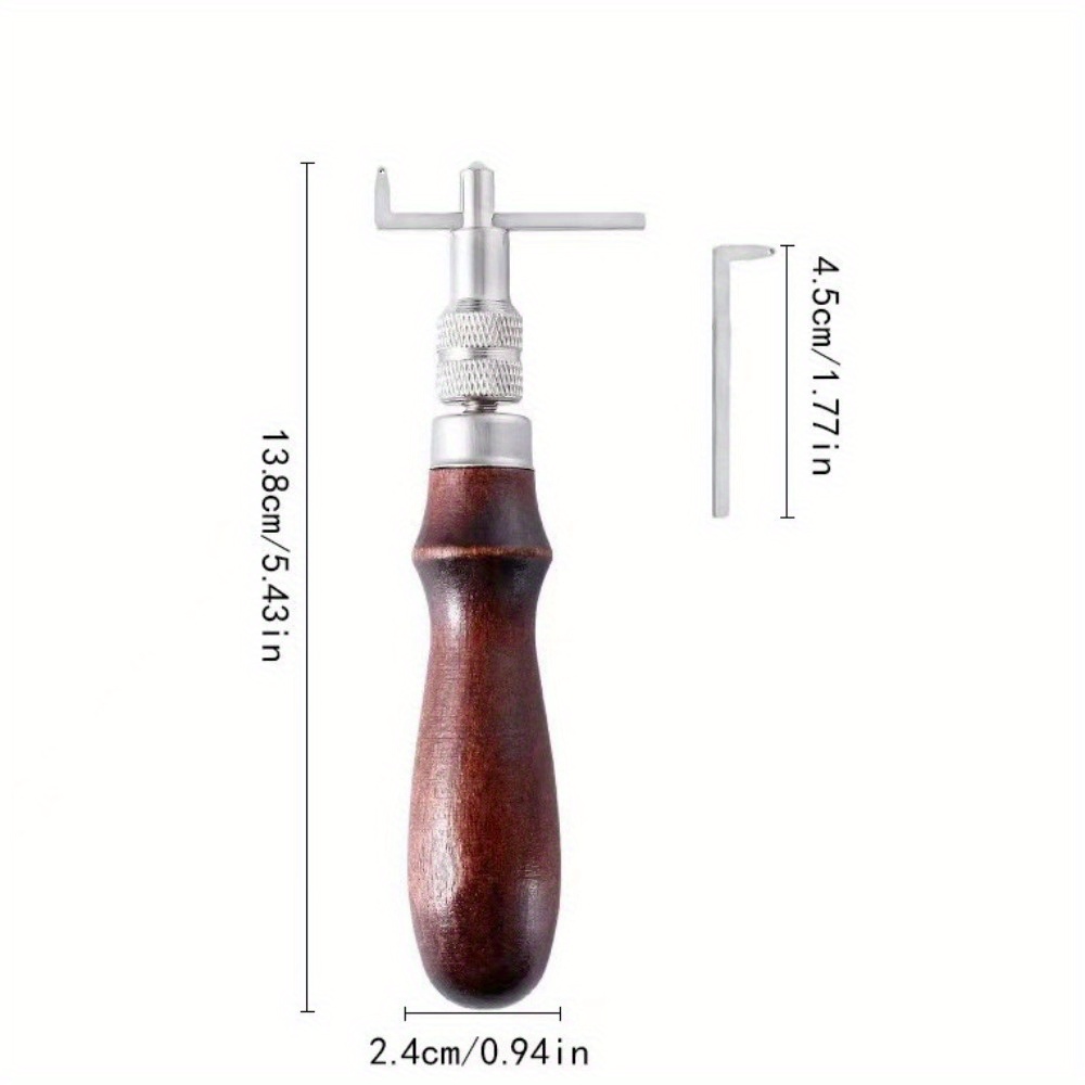 1PC Adjustable Leather Edge St - đánh giá và giá Groover Stitching Tool