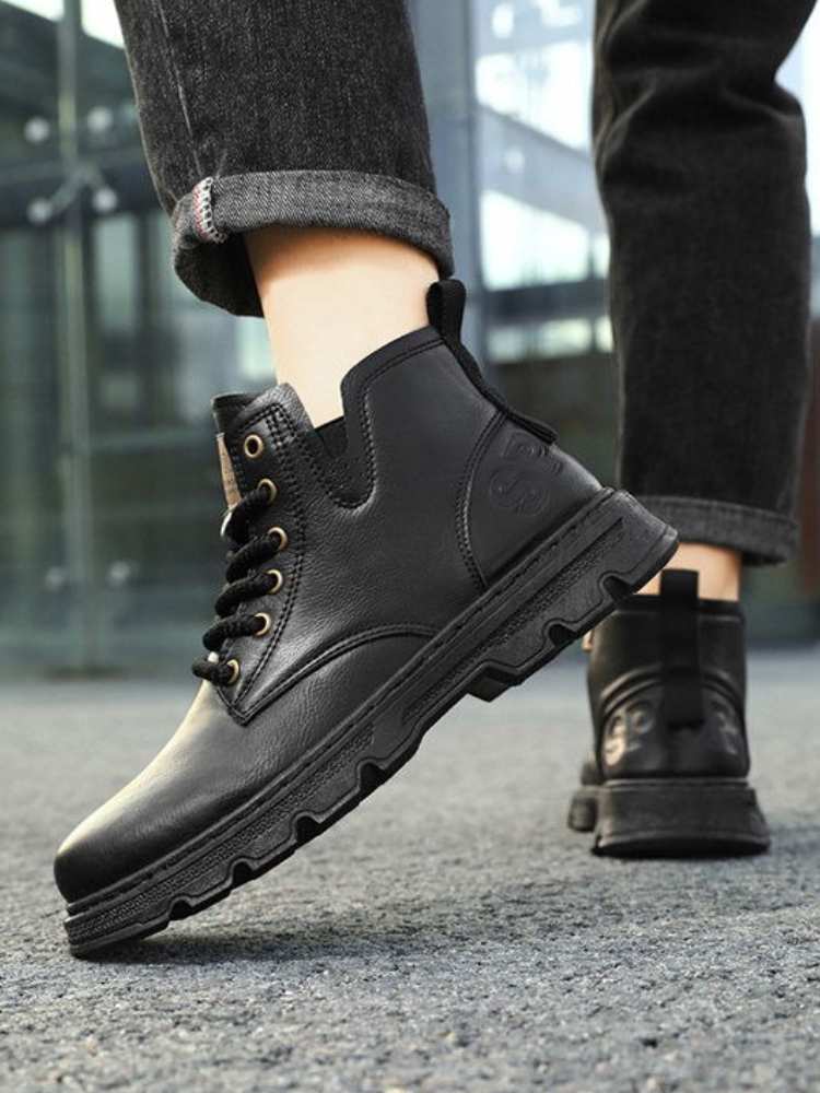 ​Men’s 2025 Winter New Arrival - đánh giá và giá Leather Work Boots