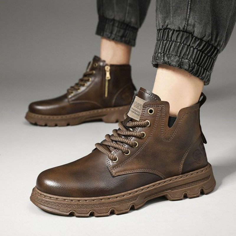 ​Men’s 2025 Winter New Arrival - đánh giá và giá Leather Work Boots