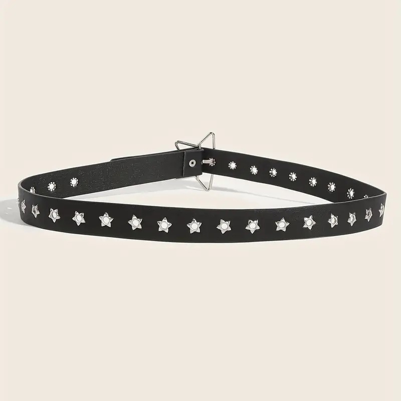 Y2K Punk Star Eyelet Black Riv - đánh giá và giá Leatherwork Eyelets