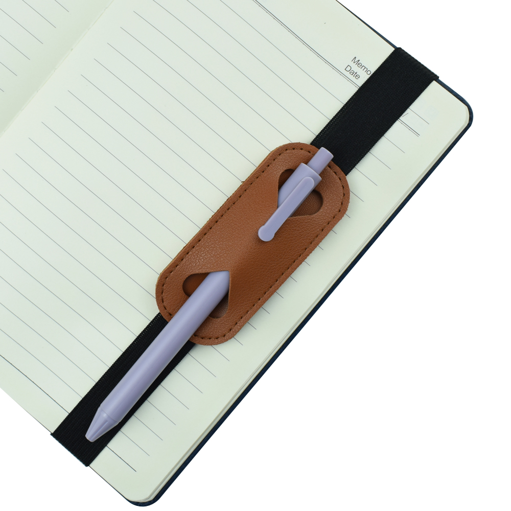 Elastic PU Leather Pen Holder  - đánh giá và giá Leather Work Notepad