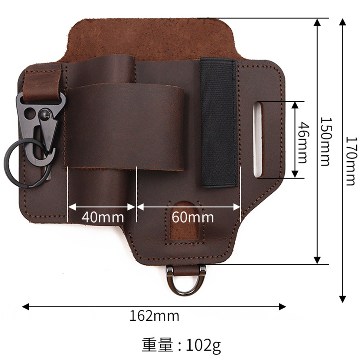EDC Tactical Tool Holster Wild - đánh giá và giá Leatherwork Knives