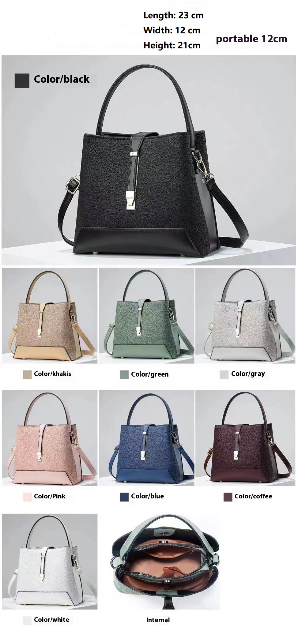 New Luxury Tote Bag Leather Cl - đánh giá và giá Leather Work Bag Women