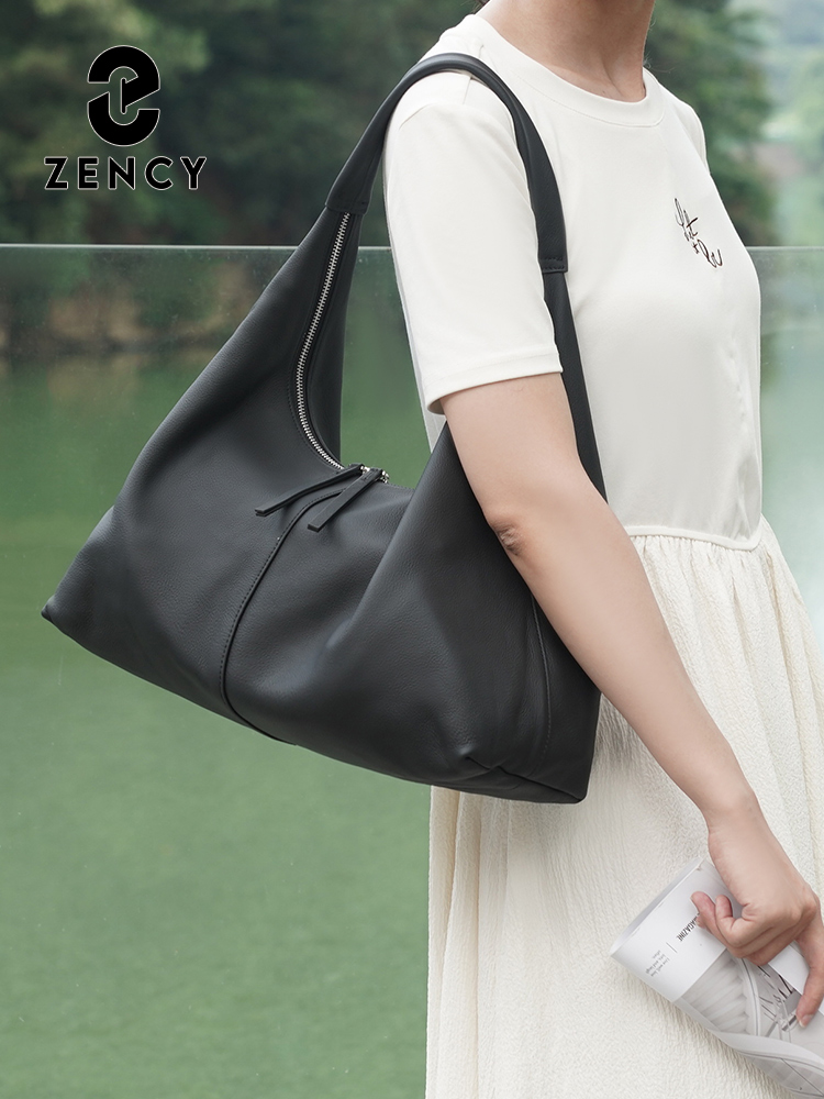 Zency Large Capacity Tote Bag  - đánh giá và giá Leather Work Bag Women