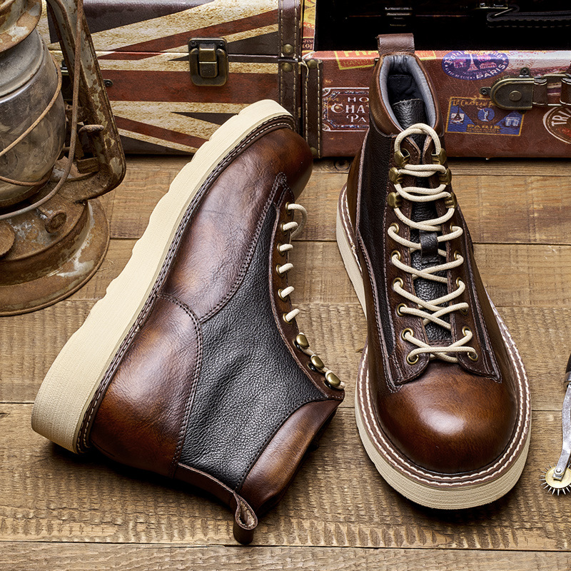 Men's Short Toe Work Boots, Am - đánh giá và giá Leather Work Boots