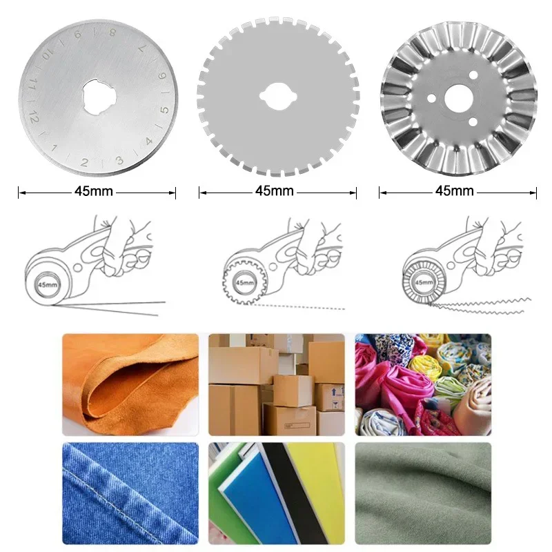 45MM Roller Wheel Knife Cloth  - đánh giá và giá Leatherwork Knives