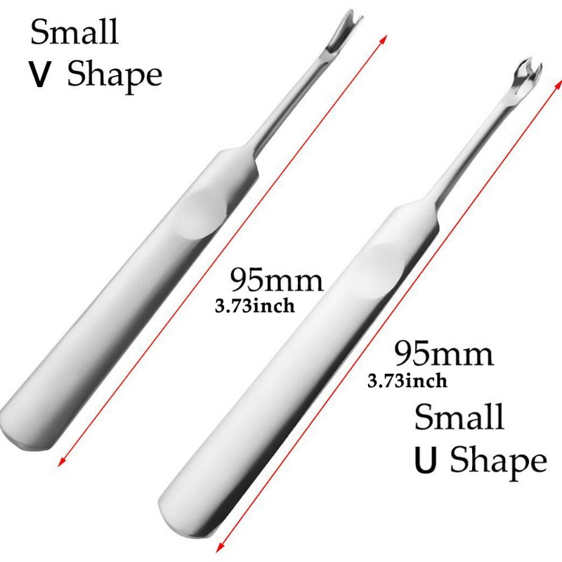 4pcs U+V Shaped Leather Stitch - đánh giá và giá Groover Stitching Tool