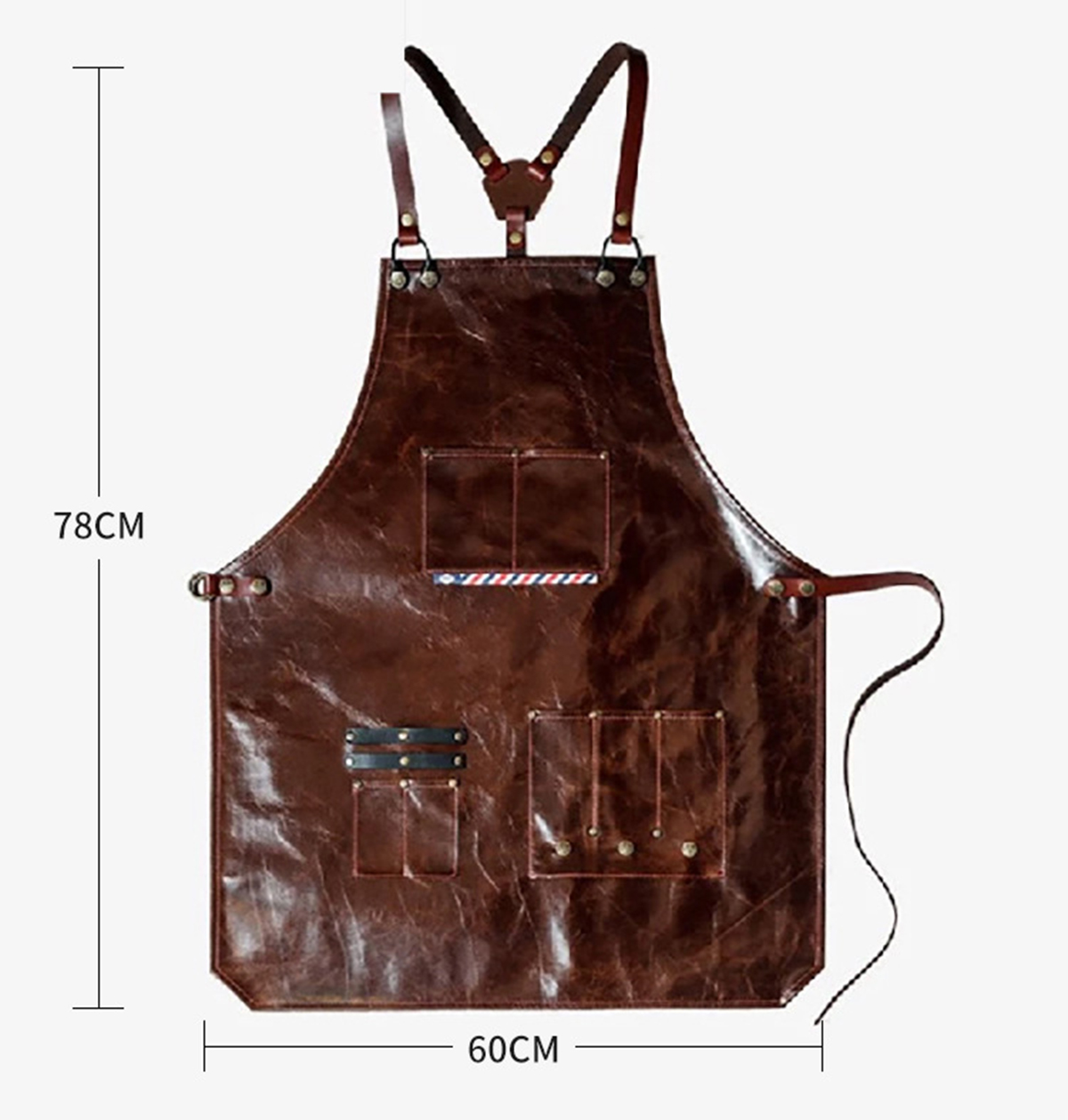 Men's Leather Work Apron with  - đánh giá và giá Leatherwork Workshop