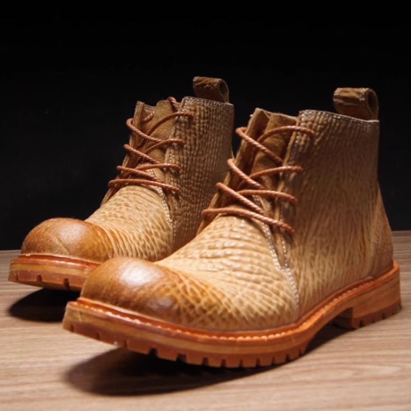 High End Handmade Horsehide Wa - đánh giá và giá Leather Work Boots