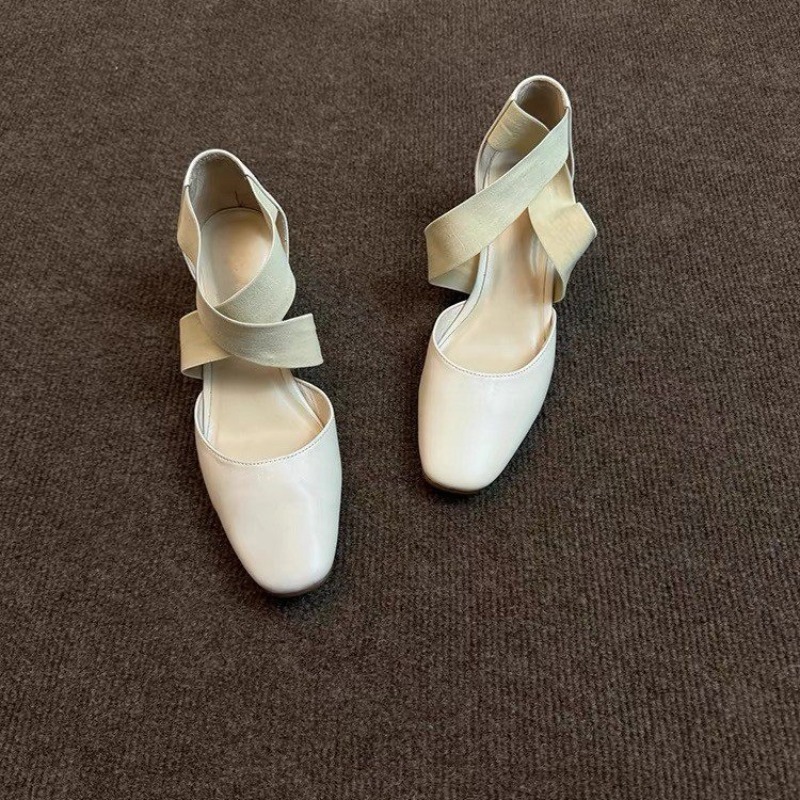 Women's Cross Strap Block Heel - đánh giá và giá Leather Work Outfit
