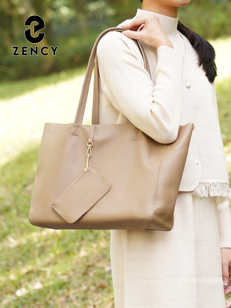 Zency Genuine Leather Large To - đánh giá và giá Leather Work Bag Women