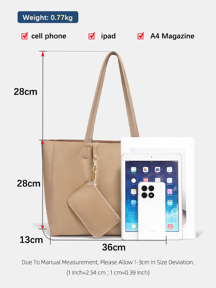 Zency Genuine Leather Large To - đánh giá và giá Leather Work Bag Women
