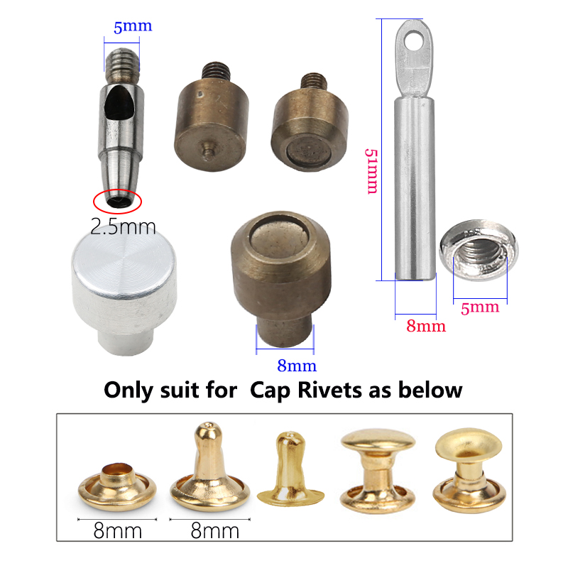 633# 831# 655# 203# 501# Snap  - đánh giá và giá Leatherwork Eyelets
