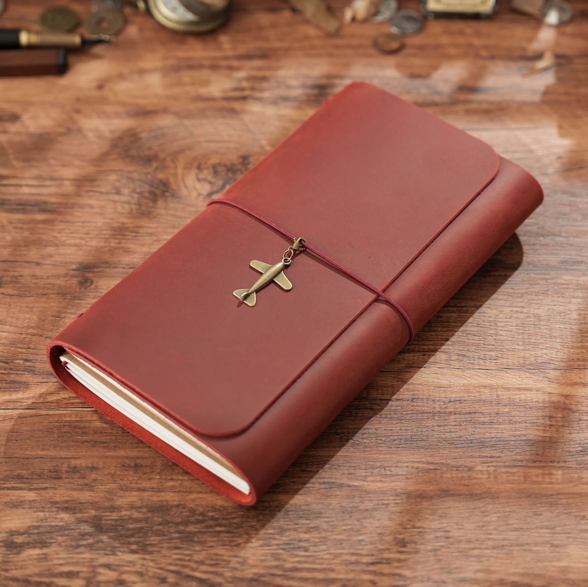 New Arrival Triple Fold TN Tra - đánh giá và giá Leather Work Notepad
