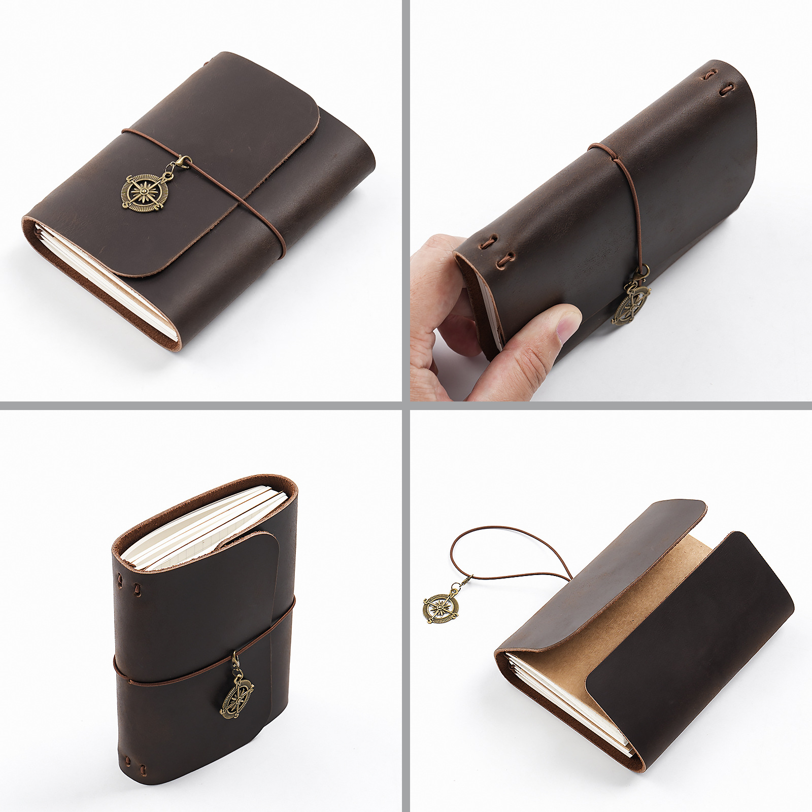 New Arrival Triple Fold TN Tra - đánh giá và giá Leather Work Notepad