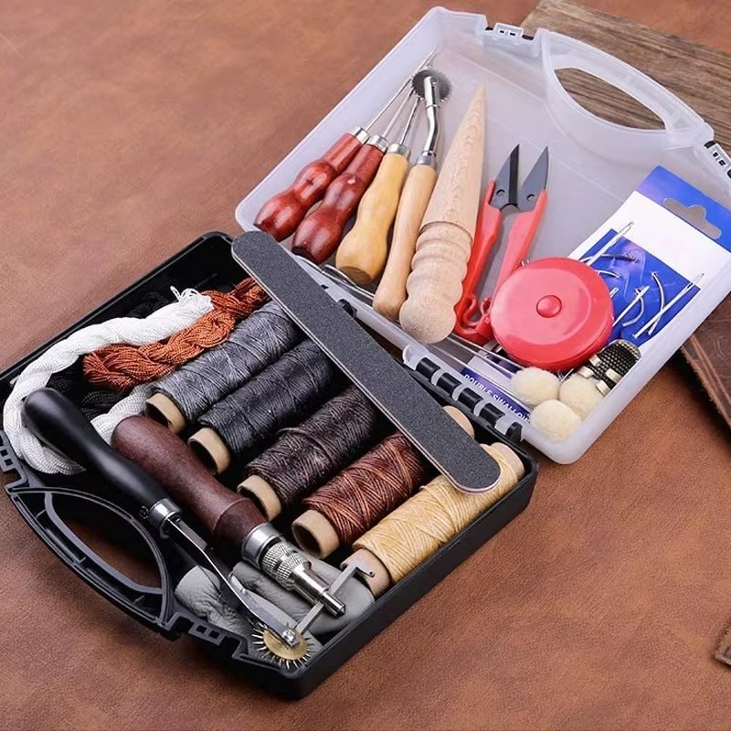 Leather Craft Tool Kit Leather - đánh giá và giá Groover Stitching Tool