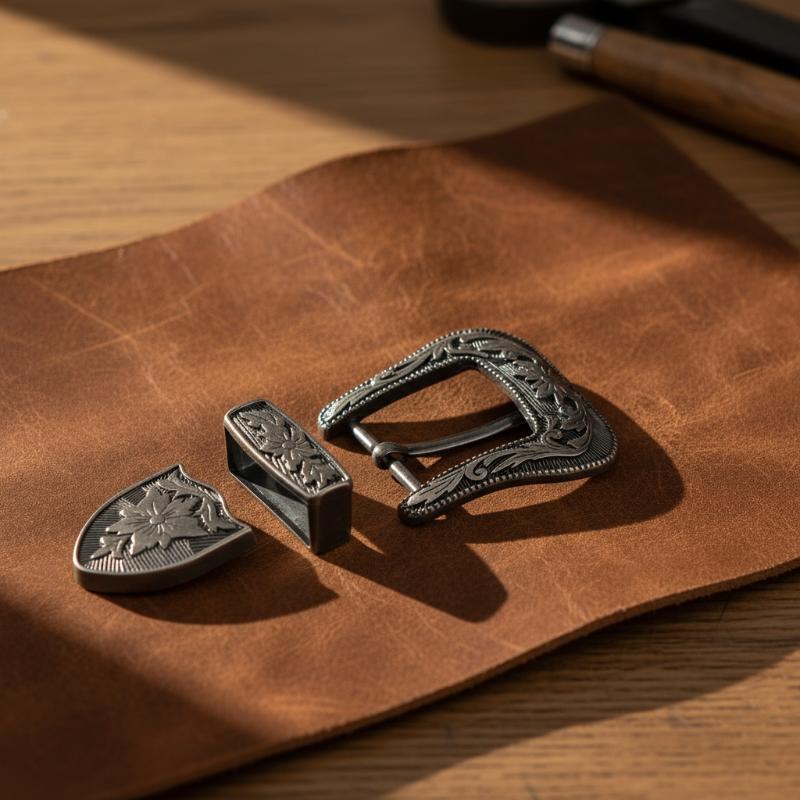 Floral Engraved Vintage Metal  - đánh giá và giá Leather Work Outfit