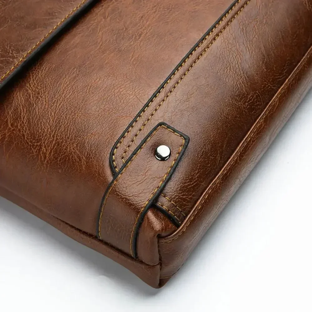 Briefcase For Men PU Leather T - đánh giá và giá Leatherwork Designs