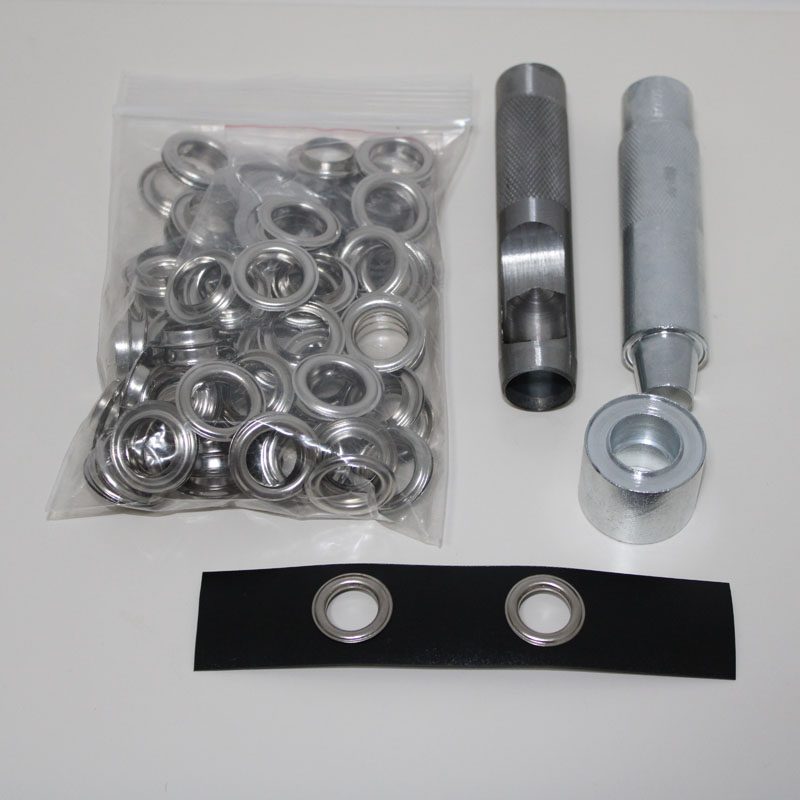 4mm-14mm 100 Set Silver Eyelet - đánh giá và giá Leatherwork Eyelets