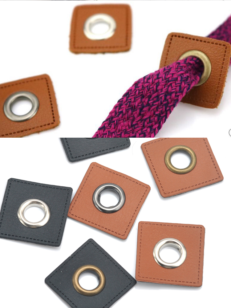 30 Cái/lốc 27Mm Vuông Đen/Nâu  - đánh giá và giá Leatherwork Eyelets