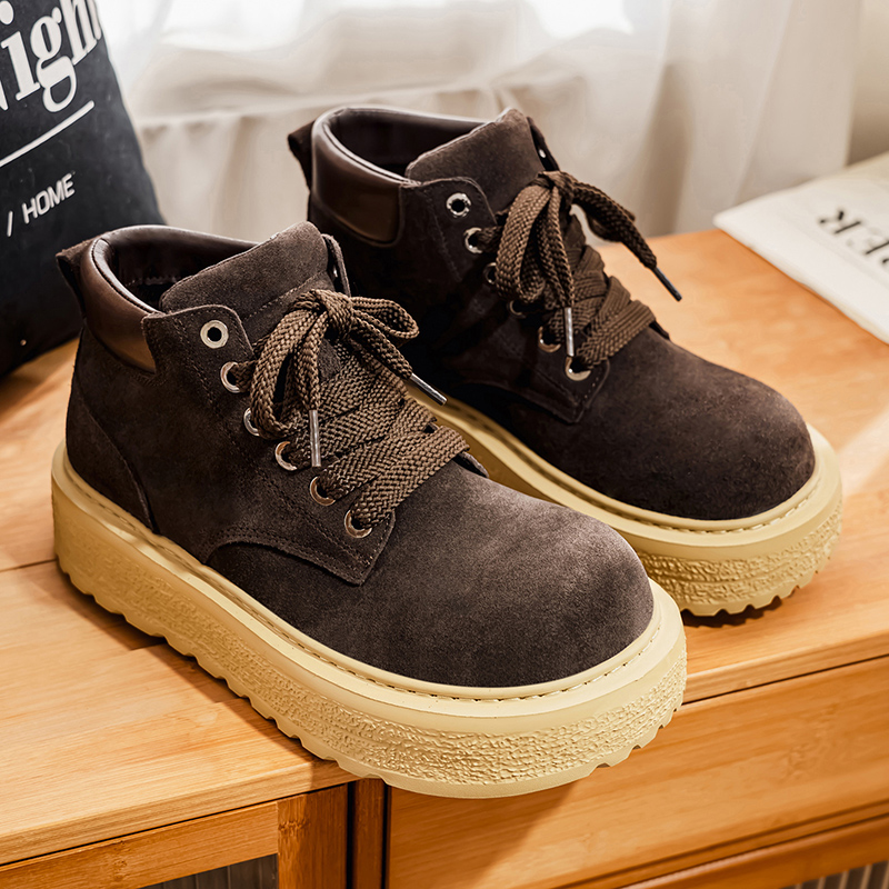 Men's high-quality suede horse - đánh giá và giá Leather Work Boots