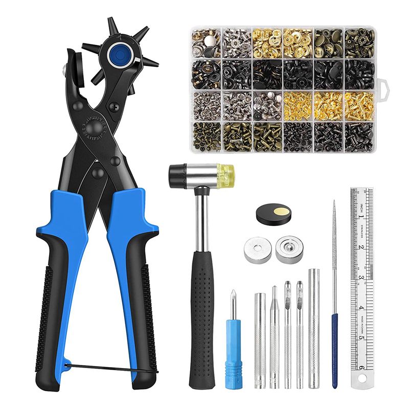New Belt Hole Puncher for Leat - đánh giá và giá Leather Punch Revolving