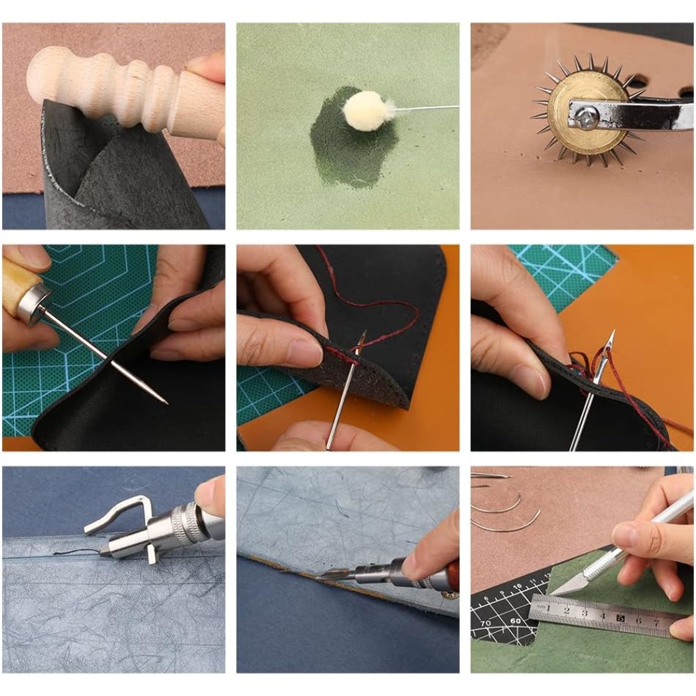 Leather Working Tools Practica - đánh giá và giá Groover Stitching Tool