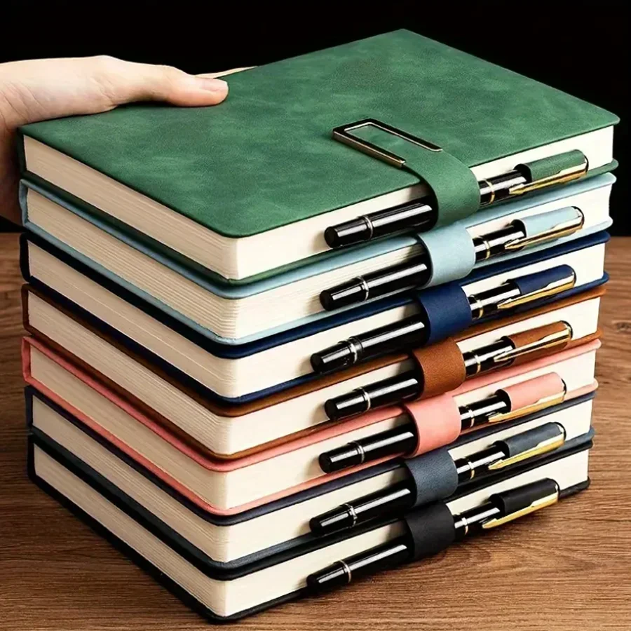 1pcs Soft-Cover Vintage A5 Lea - đánh giá và giá Leather Work Notepad
