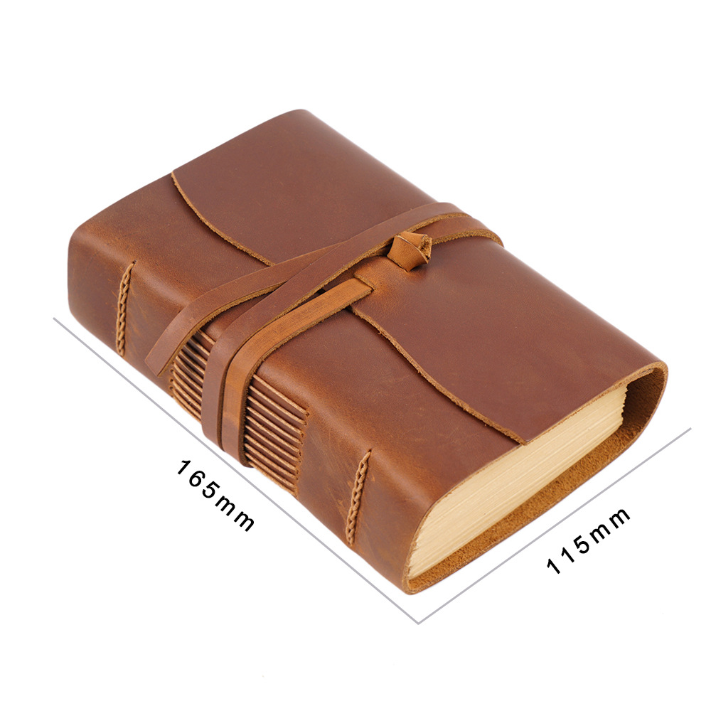 Vòng Tay Da Xách Tay Nâu Tạp C - đánh giá và giá Leather Work Notepad