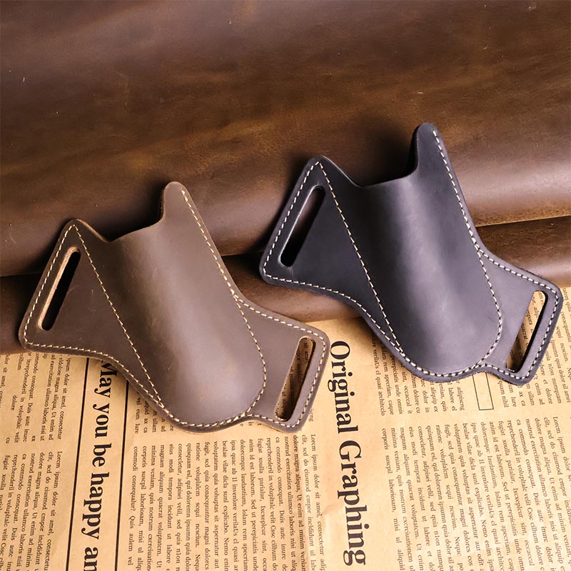 1pcHandmade leatherpocketscabb - đánh giá và giá Leatherwork Knives