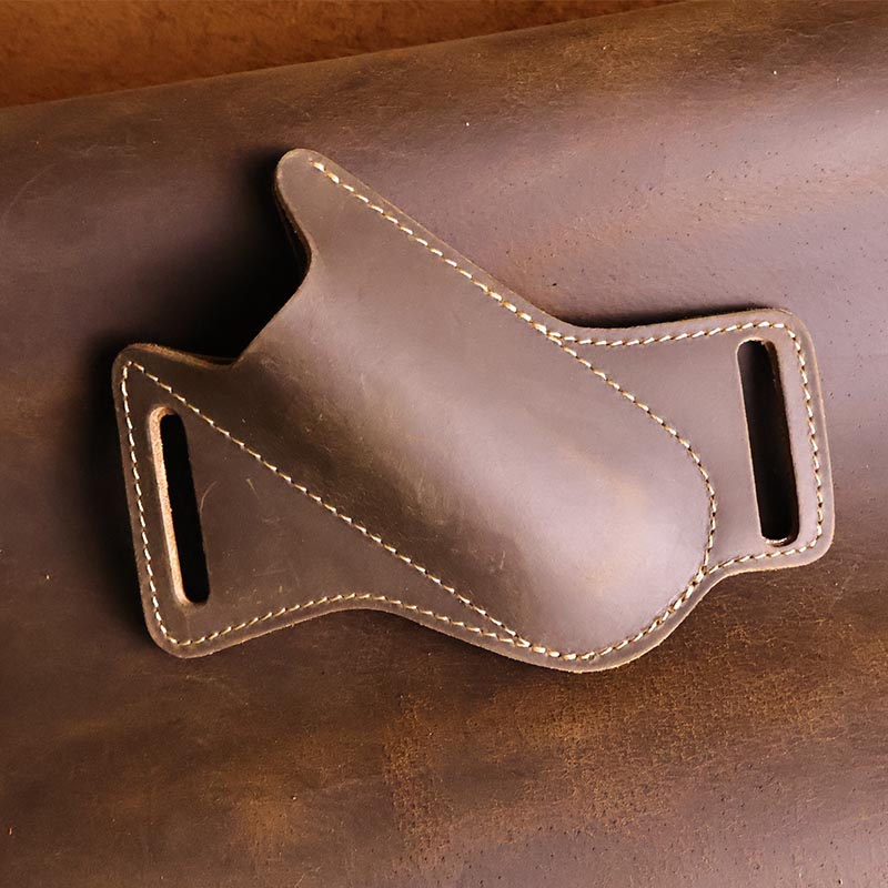 1pcHandmade leatherpocketscabb - đánh giá và giá Leatherwork Knives