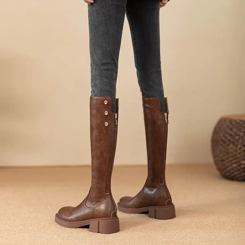 Autumn Winter Middle Heel Ladi - đánh giá và giá Leatherwork Designs
